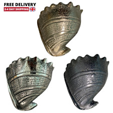 Metal Sea Shell Ornament Coastal Beach 4 Inch Nautical Decor Paperweight