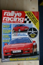 Rallye Racing Settembre 90 Honda NSX Mazda 323 4WD Turbo Opel Calibra Lexmaul
