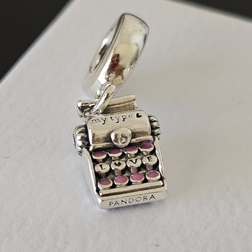 Pandora typewriter dangle with - pandora,