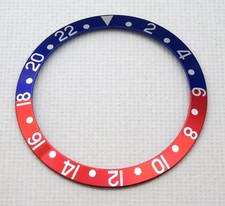 RED BLUE BEZEL INSERT FOR