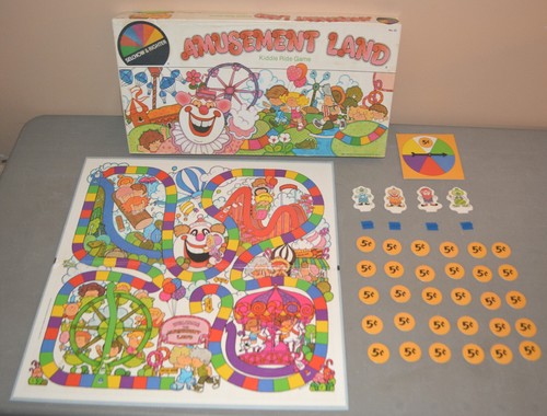 Vintage amusement land - amusement,