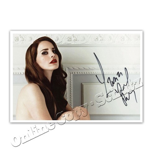 Lana del rey autograph photo - autograph,
