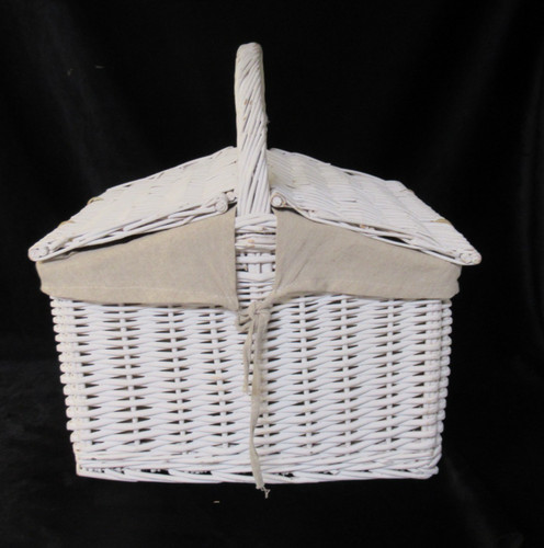 Vintage white huntsman wicker - vintage,