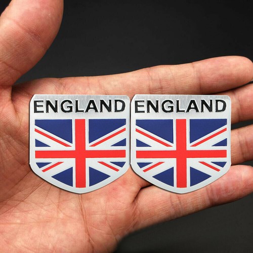 Aluminum sticker england - aluminum, 3d