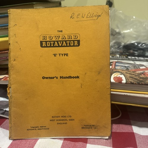 The howard rotavator type - the,