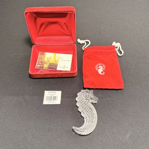 Waterford seahorse crystal - waterford,