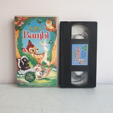 Disney Bambi VHS Video