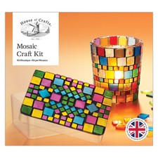 House of Crafts Mosaic Craft, Multicoloured, Single Craft Kit Set