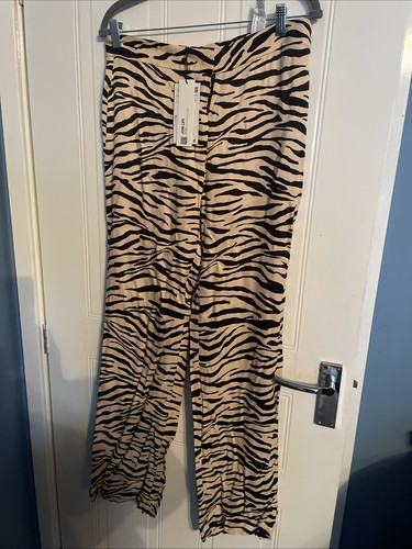 Zara animal print trousers - zara,