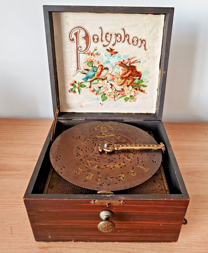 Antique polyphon disc music - polyphon,