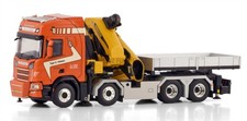 1:50 for WSI for SCANIA 8X4 W/ for PALFINGER PK 135.002 TEC 7 BALLAST BOX+HITCH