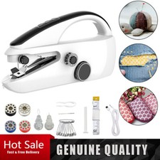 Handheld Sewing Machine Cordless Home Hand Held Mini Portable Stitch Clothes UK