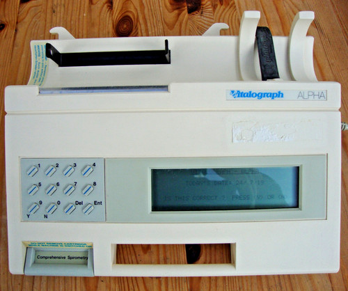 Vitalograph alpha spirometer - vitalograph,