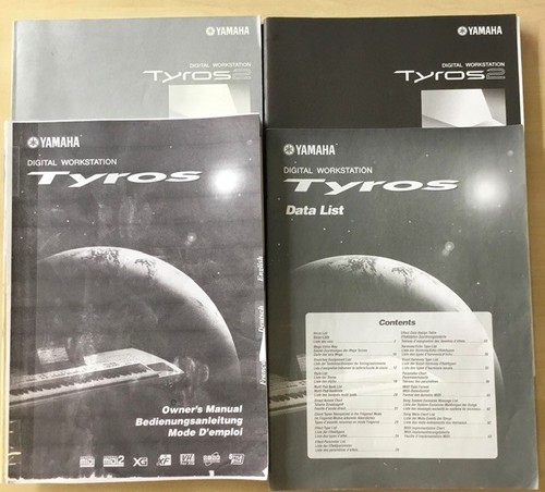 Yamaha tyros handbooks and - tyros,