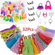 32Pcs Barbie Doll Clothes