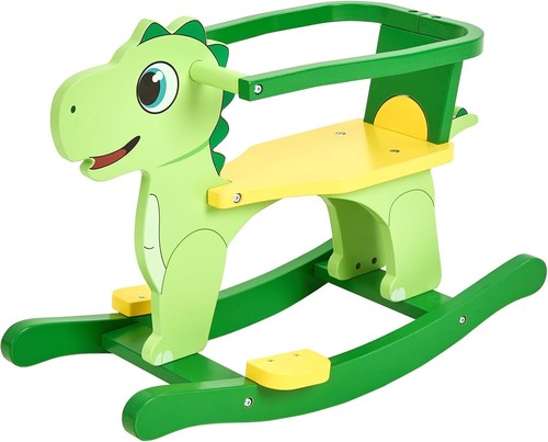 Wooden dinosaur baby rocking - dinosaur,