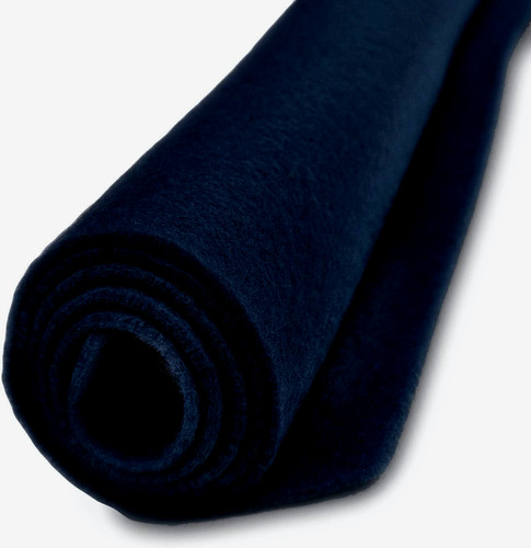 Black charcoal felt the - black,
