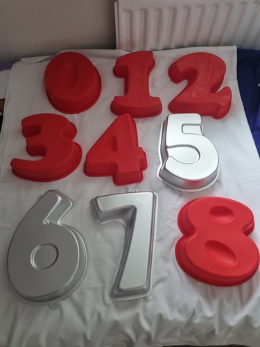Silicone cake mould - silicone, number