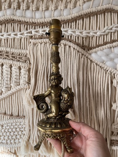 Vintage lamp base rococo - vintage,