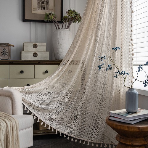 Crochets lace curtain - crochets,