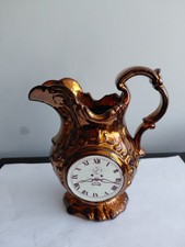 English Copper Lustre Clock