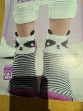 Panda Socks Knitting Pattern.
