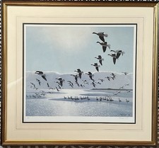 Signed Limited Edition Print by Sir Peter Scott (1988), No. 74/500 — Framed