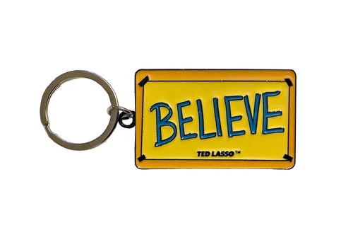 Ted lasso believe - ted, keyring
