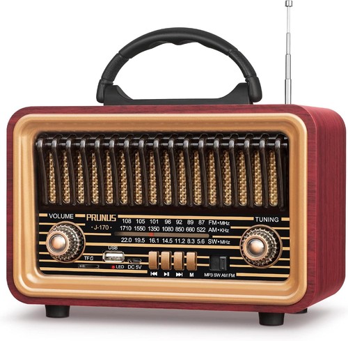 Retro vintage radio - vintage, with