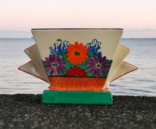 Clarice Cliff Bizarre 'Gay Day' Shape 515 Vase Art Deco