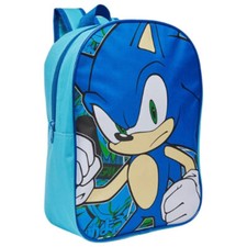 Sonic The hedgehog Kids Backpack Character Rucksack Junior Toddlers School Bag