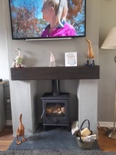 Oak Effect Geo Cast Beam non