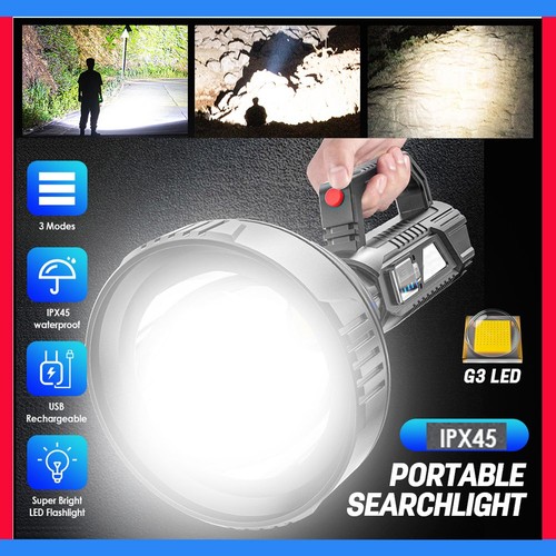 Led handheld spotlight - spotlight, zoom