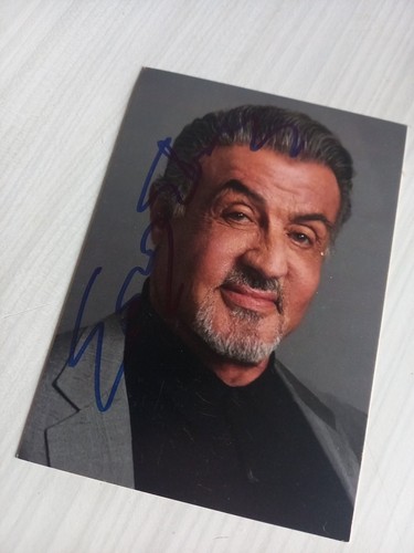 Original hand signed postcard - hand,