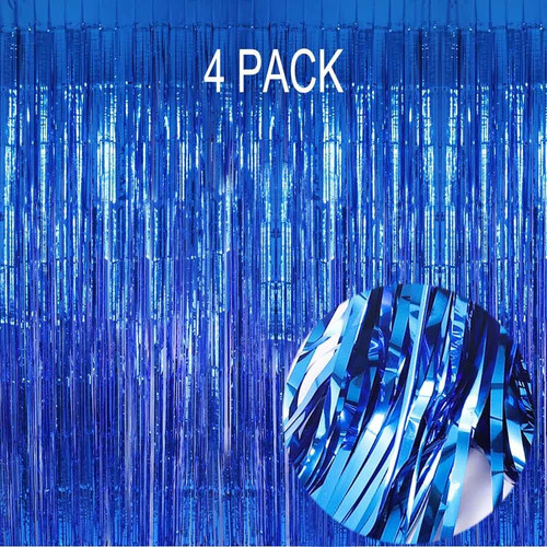Pack blue foil - pack, fringe