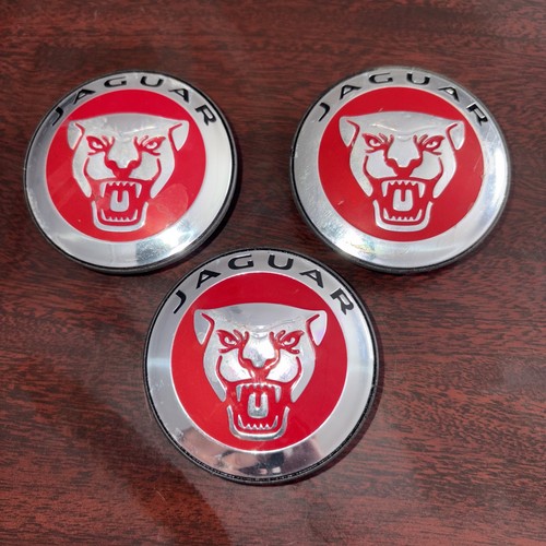 Genuine jaguar red wheel - red, badge
