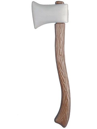 Wood effect axe - axe, plastic