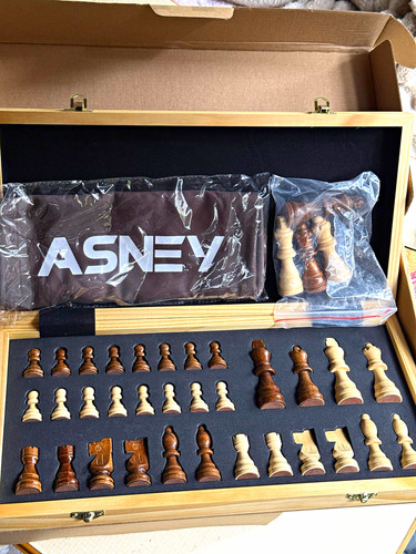 Asney wooden chess - asney,