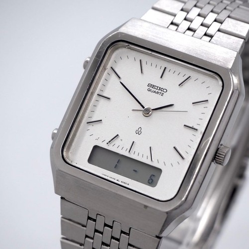 Seiko analogue digital watch - analogue,