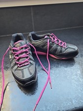 Skechers RADIUS Shape-ups Ladies Trainers Size UK 6 Eur 39 Black/Pink Lace Up