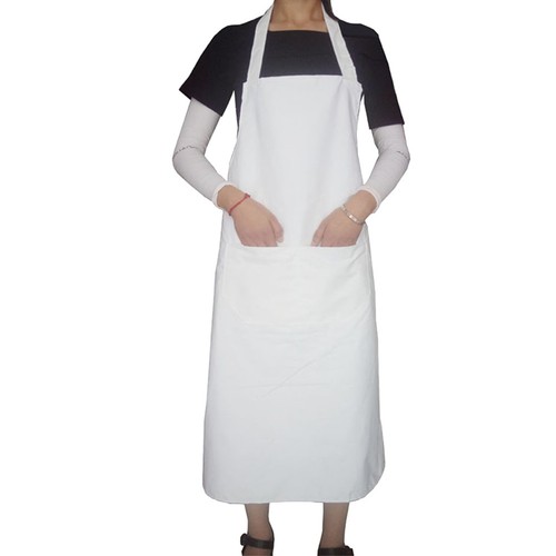 2pcs white cooking apron - 2pcs,