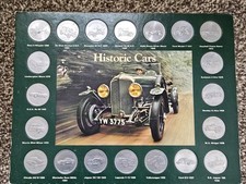 Historic Cars From Shell Coin Collection Complete Set