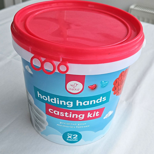 Chuckle holding hands - chuckle,