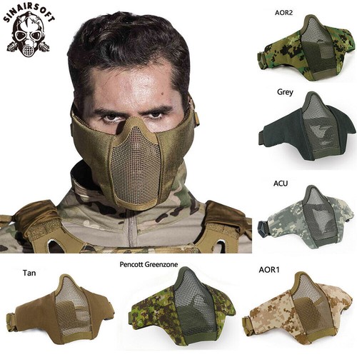 Tactical airsoft mask metal - tactical,