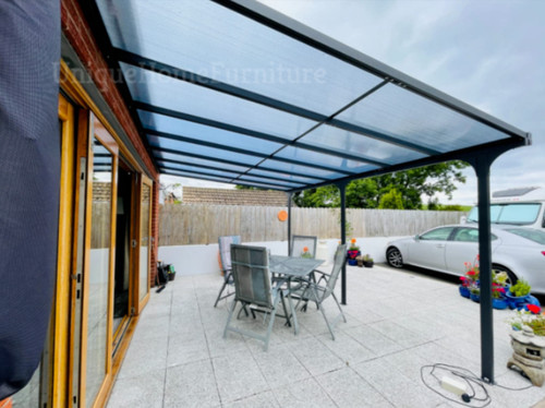 Wall mounted pergola outdoor - wall,