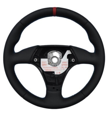 Leather steering wheel - leather,