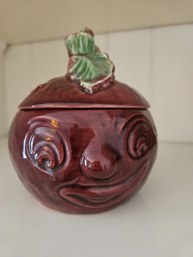 Sylvac beetroot face pot - face,