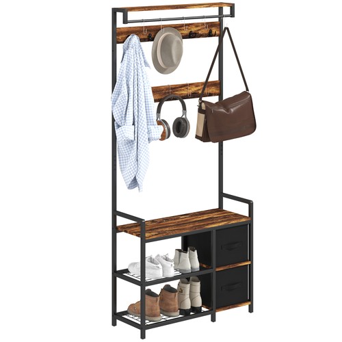 Homcom coat rack - rack, with