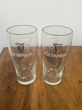 2 x Guinness Half Pint Glasses