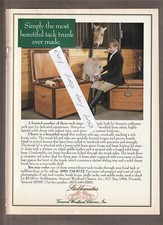 1994 STABLEMATES TACK TRUNK Magazine AD~VERMONT WOODLAND Classics/Norwich